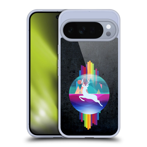 Dave Loblaw Contemporary Art Deer In Dome Soft Gel Case for Google Pixel 10 Pro XL