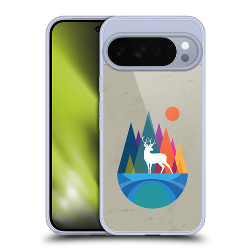 Dave Loblaw Contemporary Art Mountain Deer Soft Gel Case for Google Pixel 10 Pro XL