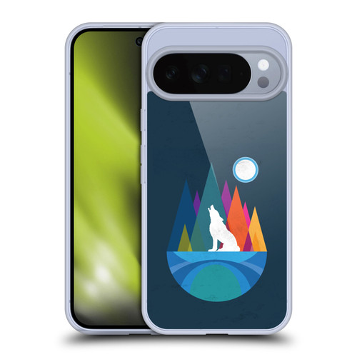 Dave Loblaw Contemporary Art Wolf Mountain With Texture Soft Gel Case for Google Pixel 10 Pro XL