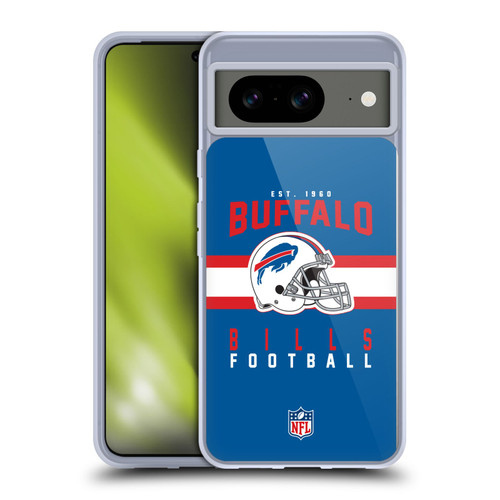 NFL Buffalo Bills Graphics Helmet Typography Soft Gel Case for Google Pixel 8