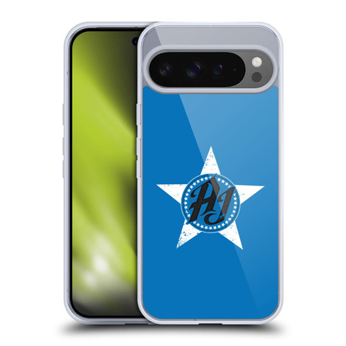 WWE Superstars 8 AJ Styles Logo Star Soft Gel Case for Google Pixel 9 Pro XL