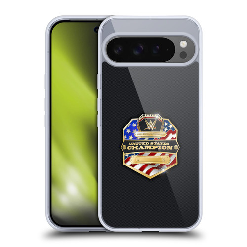 WWE Title Belts United States Champion Soft Gel Case for Google Pixel 9 Pro XL