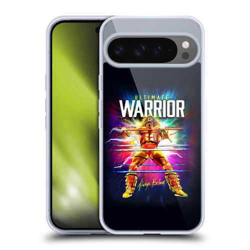 WWE Ultimate Warrior Retro Blast Soft Gel Case for Google Pixel 9 Pro XL