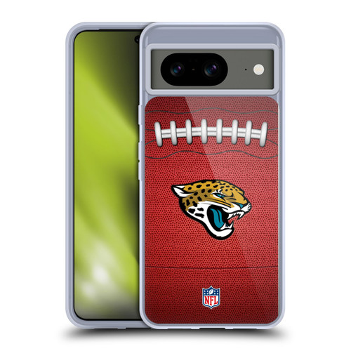 NFL Jacksonville Jaguars Graphics Football Soft Gel Case for Google Pixel 8