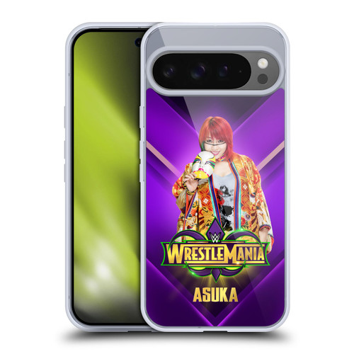 WWE Wrestlemania 34 Superstars Asuka Soft Gel Case for Google Pixel 9 Pro XL