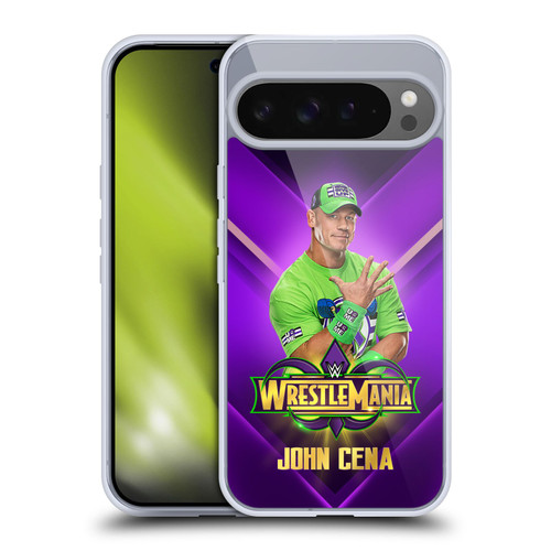WWE Wrestlemania 34 Superstars John Cena Soft Gel Case for Google Pixel 9 Pro XL