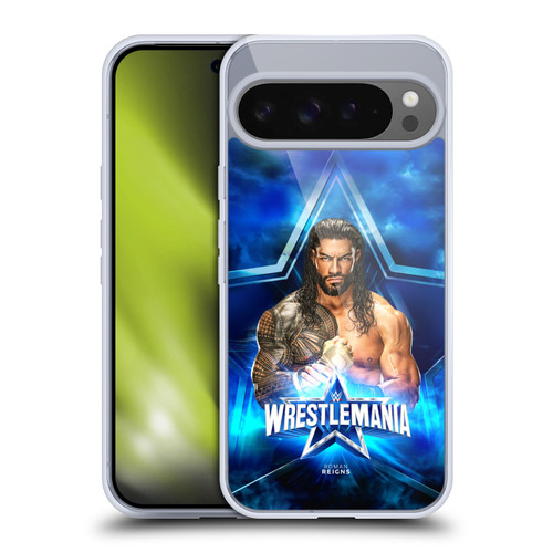 WWE Wrestlemania 38 Superstars Roman Reigns Soft Gel Case for Google Pixel 9 Pro XL