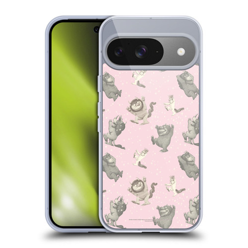 Where the Wild Things Are Literary Graphics Pink Pattern Soft Gel Case for Google Pixel 9 / Pixel 9 Pro