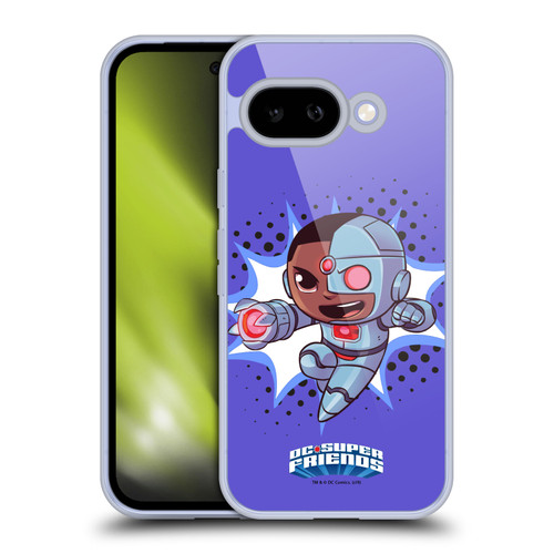 Super Friends DC Comics Toddlers 1 Cyborg Soft Gel Case for Google Pixel 9A