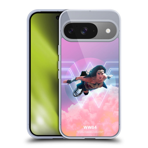 Wonder Woman 1984 80's Graphics Flying Soft Gel Case for Google Pixel 9 / Pixel 9 Pro