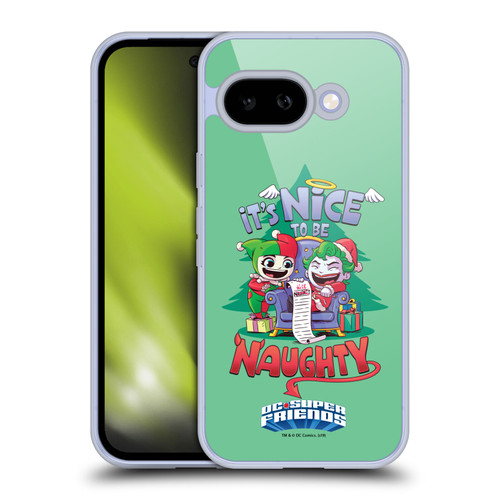Super Friends DC Comics Toddlers Holidays Harley Joker Naughty Soft Gel Case for Google Pixel 9A