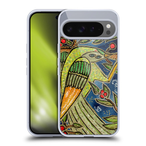 Wyanne Birds Cherry Soft Gel Case for Google Pixel 9 Pro XL
