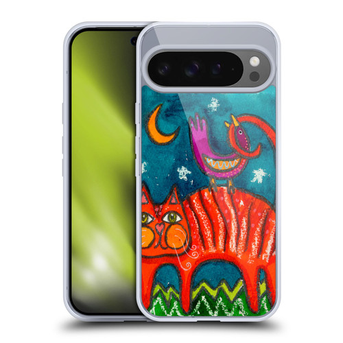 Wyanne Cat Birdy Got My Tail Kitty Soft Gel Case for Google Pixel 9 Pro XL