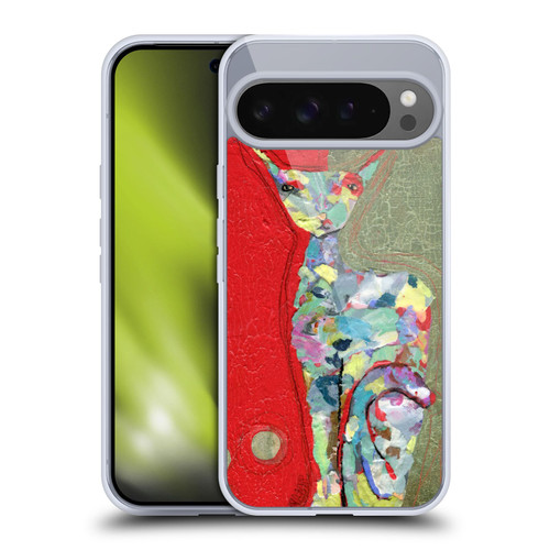 Wyanne Cat Three Cent Attitude Soft Gel Case for Google Pixel 9 Pro XL