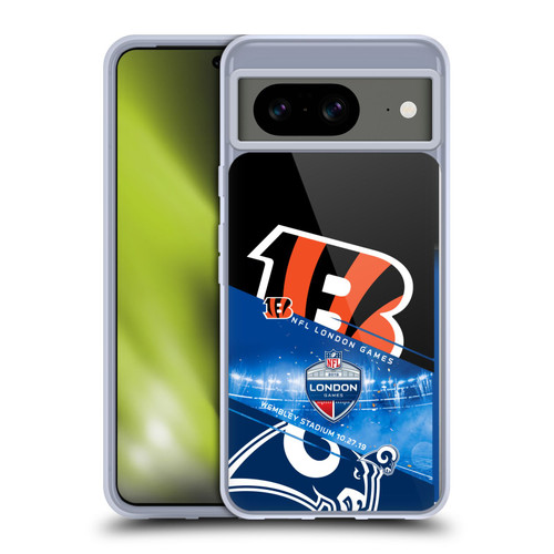 NFL 2019 London Games Bengals VS. Rams Soft Gel Case for Google Pixel 8