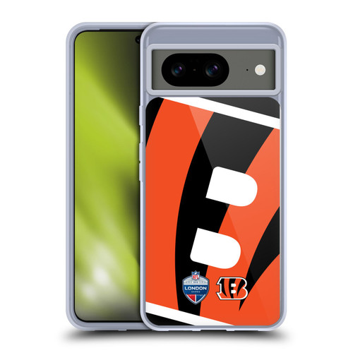NFL 2019 London Games Oversized Bengals Soft Gel Case for Google Pixel 8