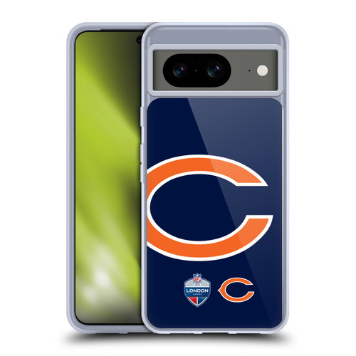 NFL 2019 London Games Oversized Bears Soft Gel Case for Google Pixel 8