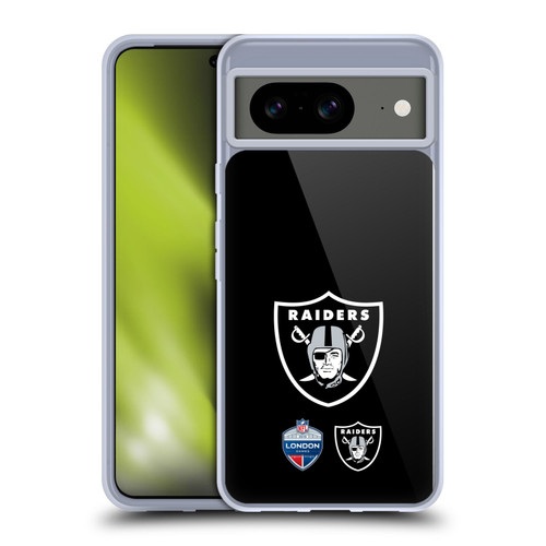 NFL 2019 London Games Oversized Raiders Soft Gel Case for Google Pixel 8