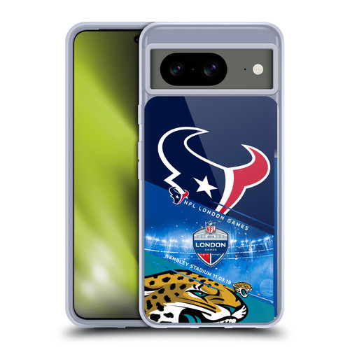 NFL 2019 London Games Texans VS. Jaguars Soft Gel Case for Google Pixel 8