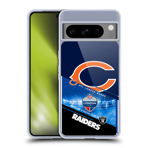 NFL 2019 London Games Bears VS. Raiders Soft Gel Case for Google Pixel 8 Pro