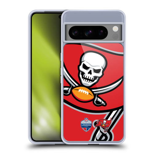 NFL 2019 London Games Oversized Buccaneers Soft Gel Case for Google Pixel 8 Pro