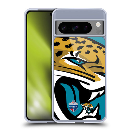 NFL 2019 London Games Oversized Jaguars Soft Gel Case for Google Pixel 8 Pro