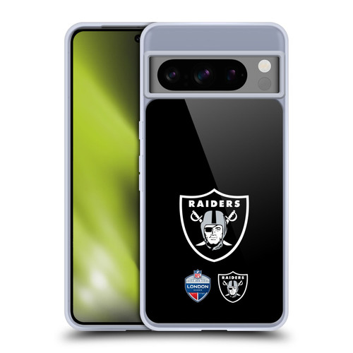 NFL 2019 London Games Oversized Raiders Soft Gel Case for Google Pixel 8 Pro