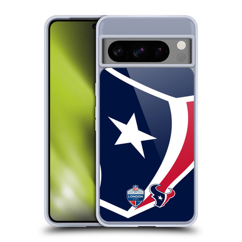 NFL 2019 London Games Oversized Texans Soft Gel Case for Google Pixel 8 Pro