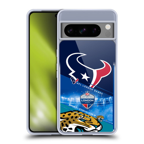 NFL 2019 London Games Texans VS. Jaguars Soft Gel Case for Google Pixel 8 Pro