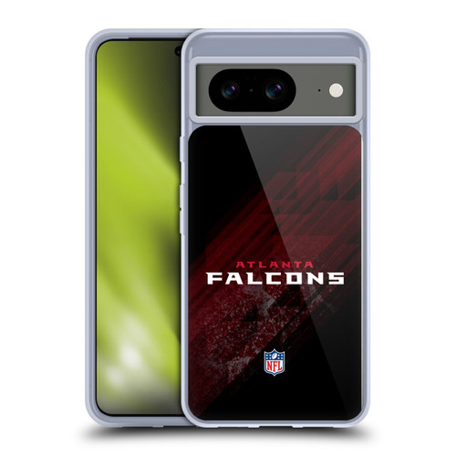 NFL Atlanta Falcons Logo Blur Soft Gel Case for Google Pixel 8