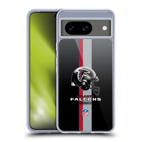 NFL Atlanta Falcons Logo Helmet Soft Gel Case for Google Pixel 8