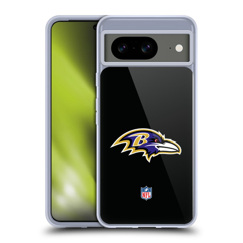 NFL Baltimore Ravens Logo Plain Soft Gel Case for Google Pixel 8