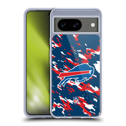 NFL Buffalo Bills Logo Camou Soft Gel Case for Google Pixel 8