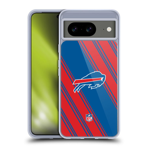 NFL Buffalo Bills Artwork Stripes Soft Gel Case for Google Pixel 8