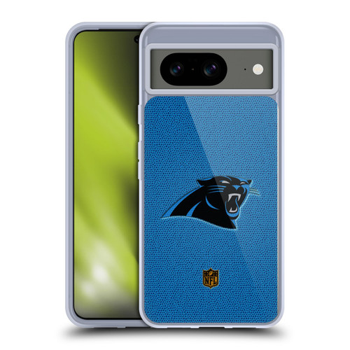 NFL Carolina Panthers Logo Football Soft Gel Case for Google Pixel 8