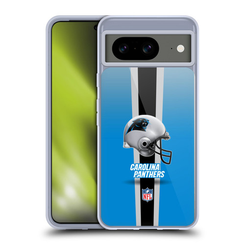 NFL Carolina Panthers Logo Helmet Soft Gel Case for Google Pixel 8