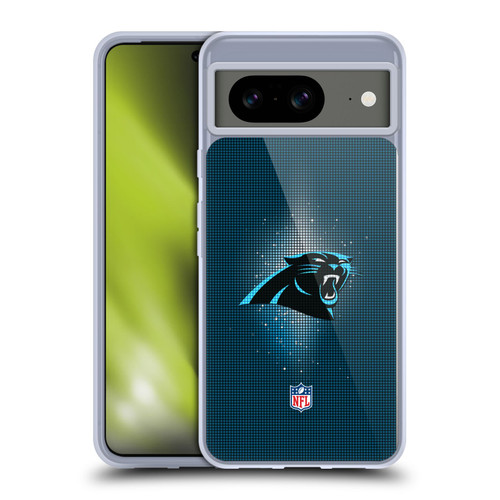 NFL Carolina Panthers Artwork LED Soft Gel Case for Google Pixel 8