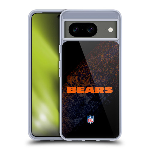NFL Chicago Bears Logo Blur Soft Gel Case for Google Pixel 8