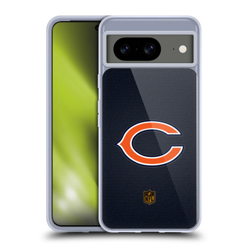 NFL Chicago Bears Logo Football Soft Gel Case for Google Pixel 8