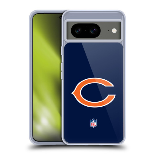 NFL Chicago Bears Logo Plain Soft Gel Case for Google Pixel 8