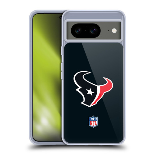 NFL Houston Texans Logo Plain Soft Gel Case for Google Pixel 8