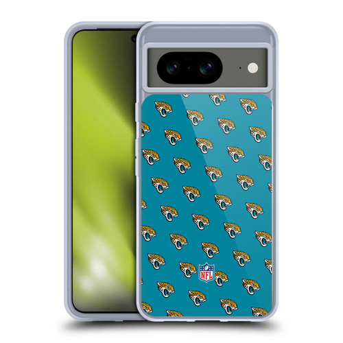 NFL Jacksonville Jaguars Artwork Patterns Soft Gel Case for Google Pixel 8