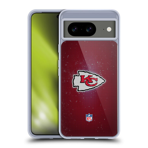 NFL Kansas City Chiefs Artwork LED Soft Gel Case for Google Pixel 8