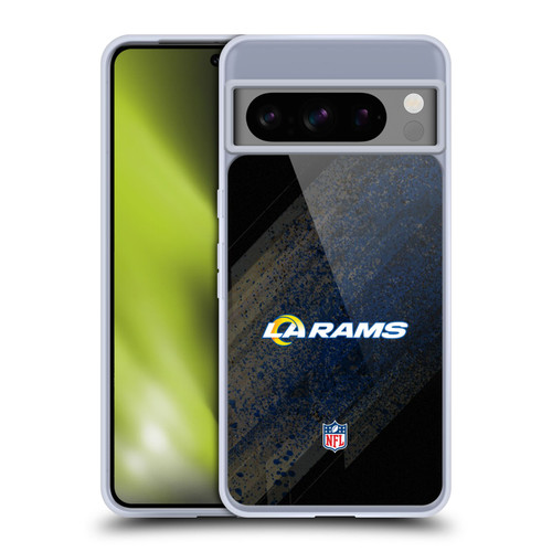 NFL Los Angeles Rams Logo Blur Soft Gel Case for Google Pixel 8 Pro