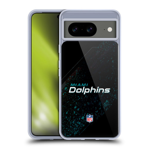 NFL Miami Dolphins Logo Blur Soft Gel Case for Google Pixel 8