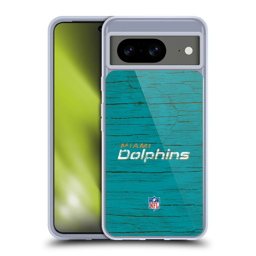 NFL Miami Dolphins Logo Distressed Look Soft Gel Case for Google Pixel 8