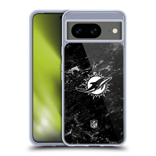 NFL Miami Dolphins Artwork Marble Soft Gel Case for Google Pixel 8