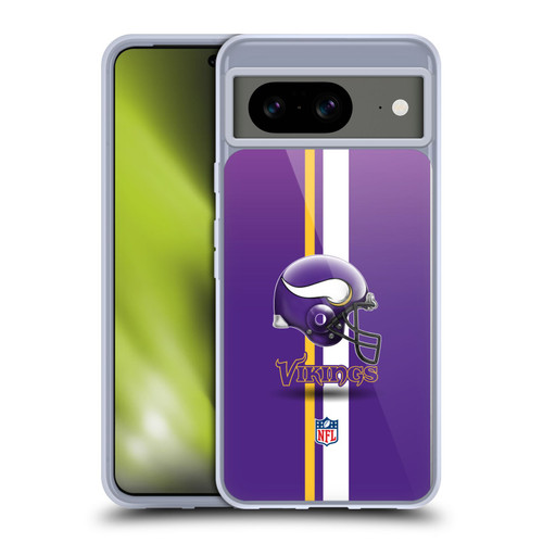 NFL Minnesota Vikings Logo Helmet Soft Gel Case for Google Pixel 8