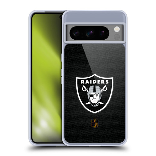 NFL Las Vegas Raiders Logo Football Soft Gel Case for Google Pixel 8 Pro