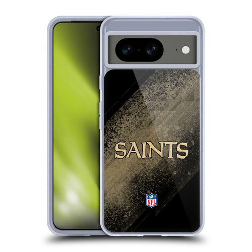 NFL New Orleans Saints Logo Blur Soft Gel Case for Google Pixel 8